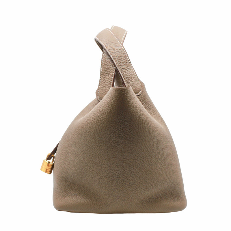 picotin 22cm tc etoupe ghw z stamp - L'UXE LINK