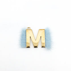 charm letter M - L'UXE LINK