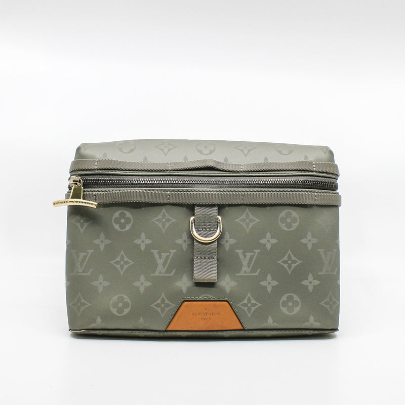belt bag Canvas light green phw - L'UXE LINK
