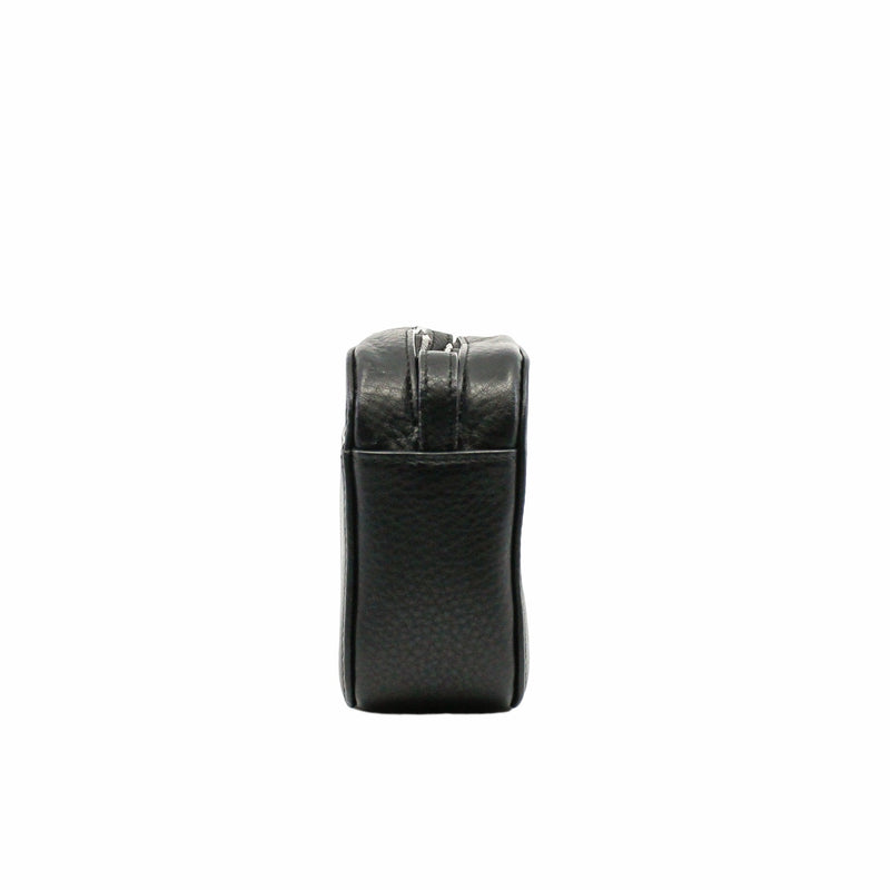 Everyday camera bag xs leather black phw - L'UXE LINK