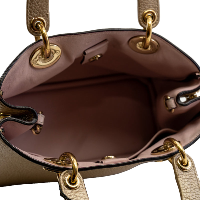 mini issimo in leather gold ghw - L'UXE LINK