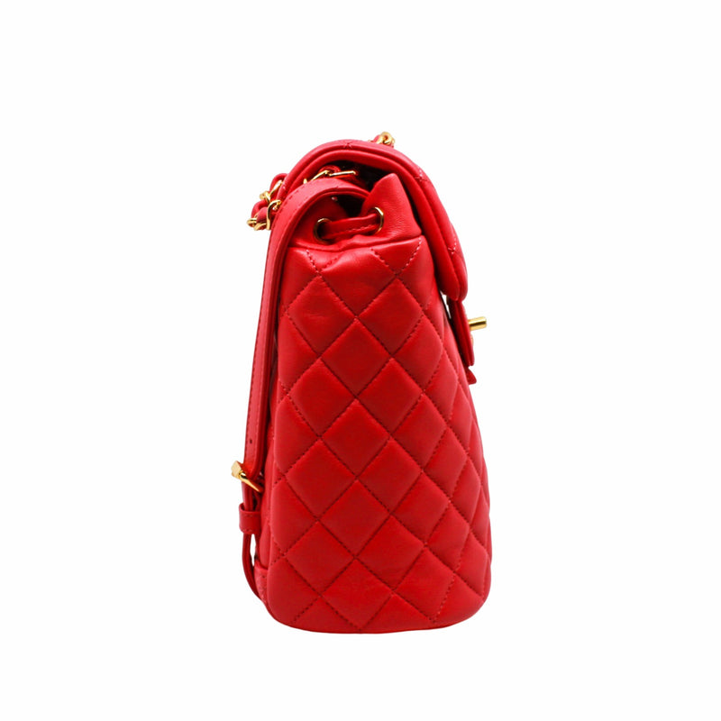 flap backpack small watermelon red ghw seri27 - L'UXE LINK
