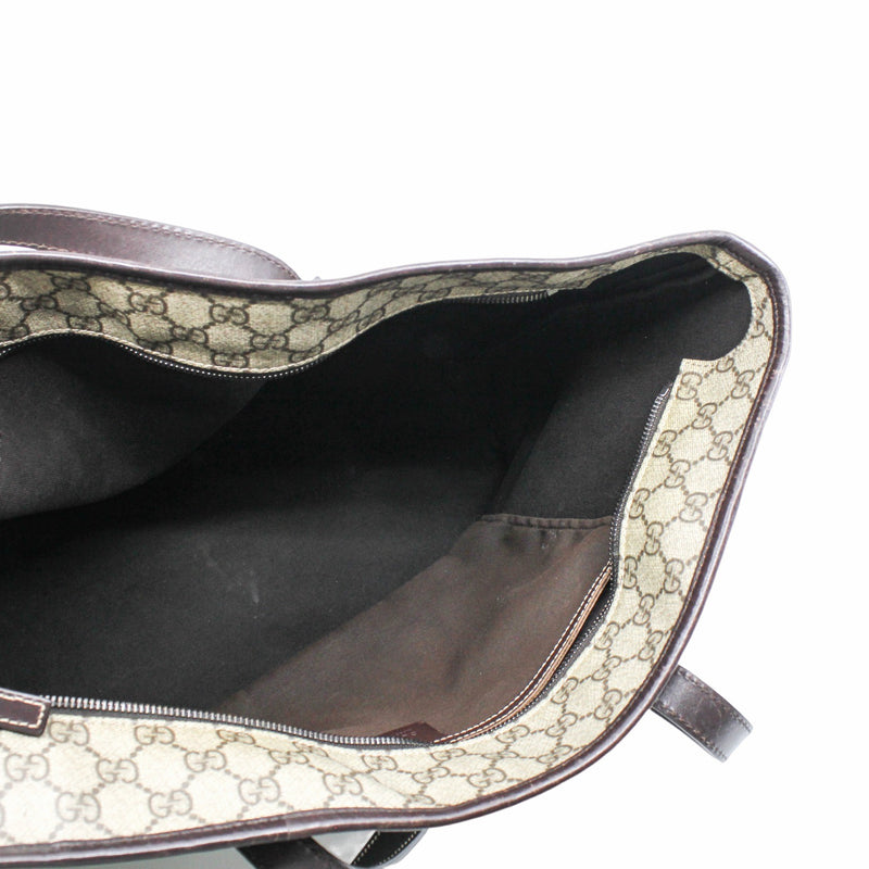 GG Supreme tote medium brown - L'UXE LINK
