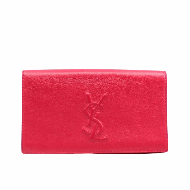 clutch leather rosepink  ghw - L'UXE LINK