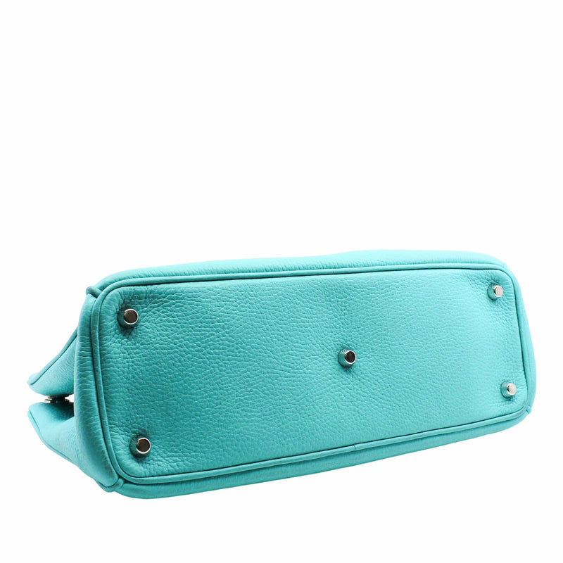 vip issimo medium calf skin blue phw - L'UXE LINK