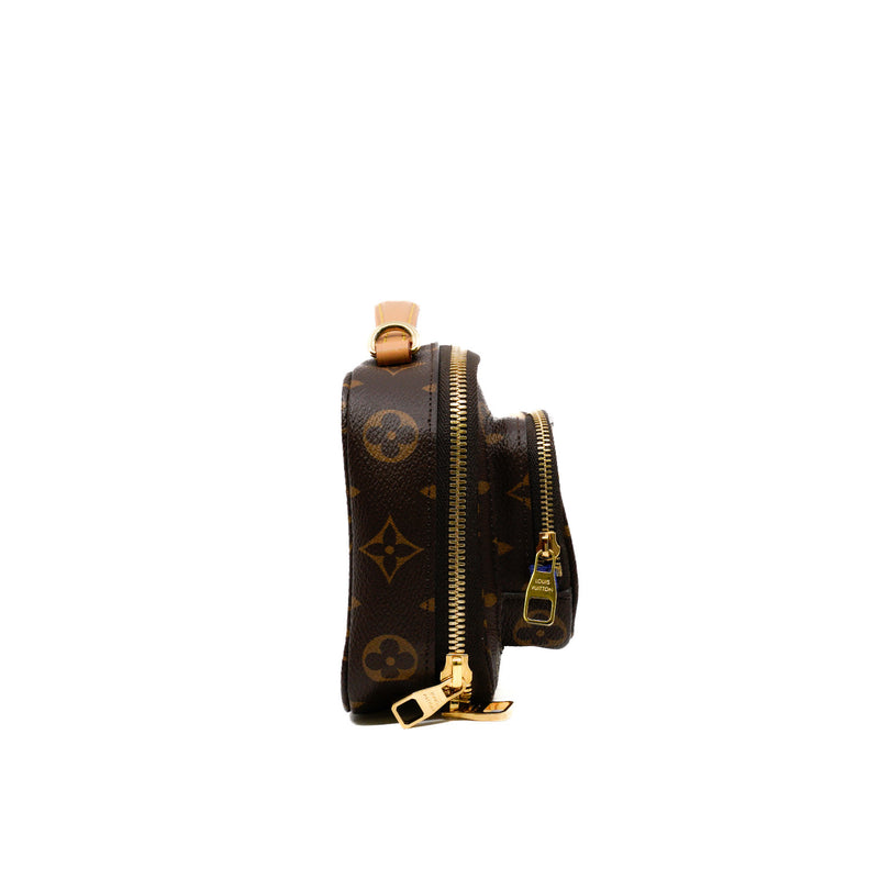 pocket side bag in monogram - L'UXE LINK