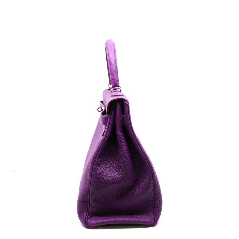 kelly 35cm togo purple phw R stamp