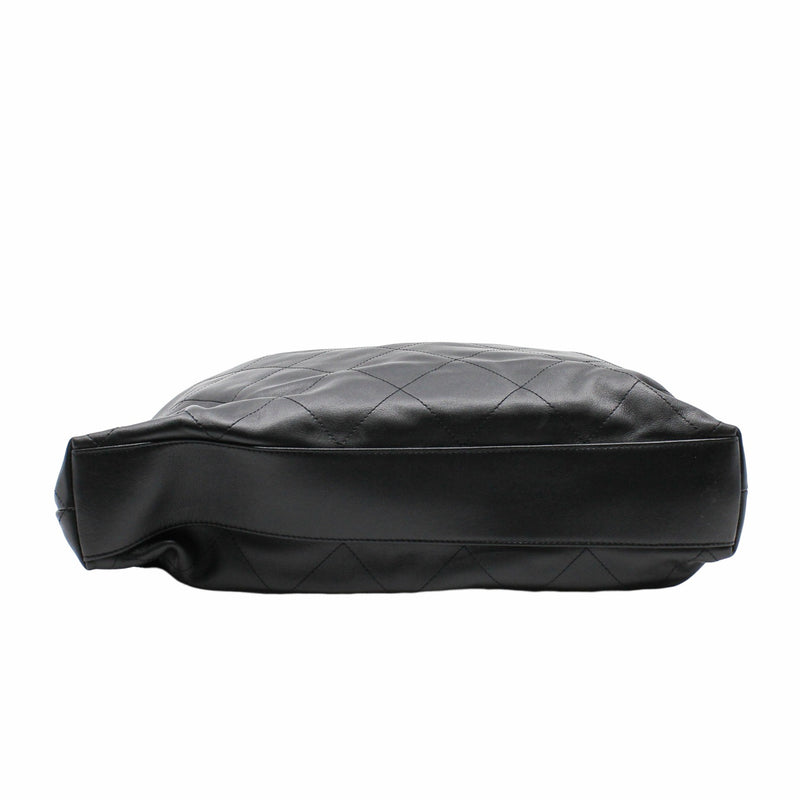 tote bag calfskin black ghw - L'UXE LINK