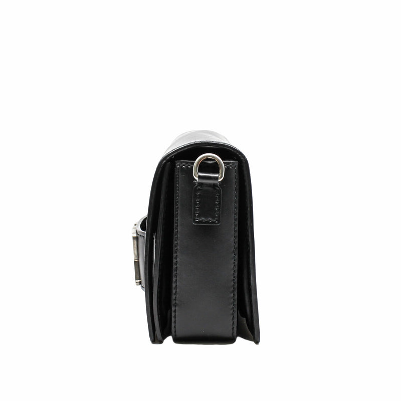 jadior side bag leather black phw - L'UXE LINK