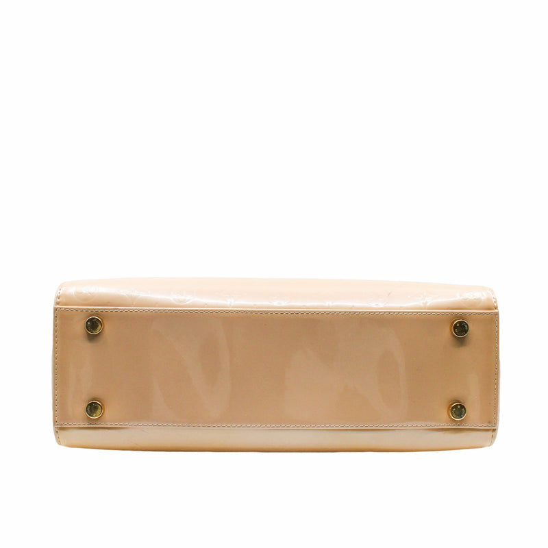 Brea Handbag Monogram Vernis GM Neutral - L'UXE LINK