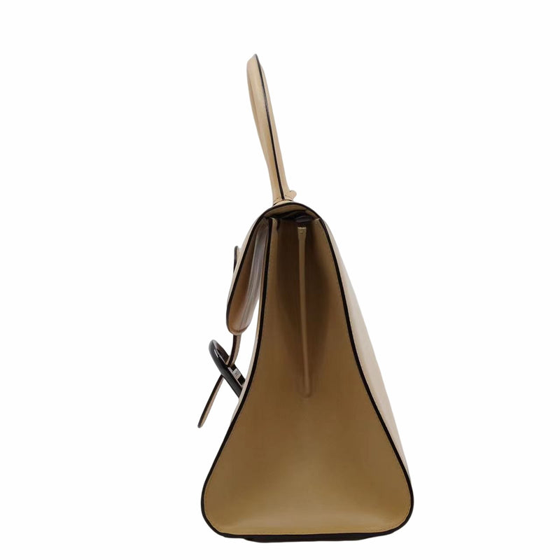 top handle brilliant MM beige pink - L'UXE LINK