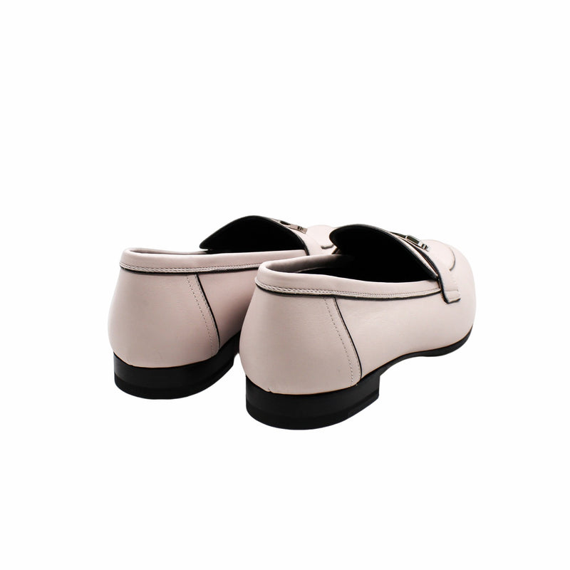 femme loafer pink with phw buckle #38 - L'UXE LINK