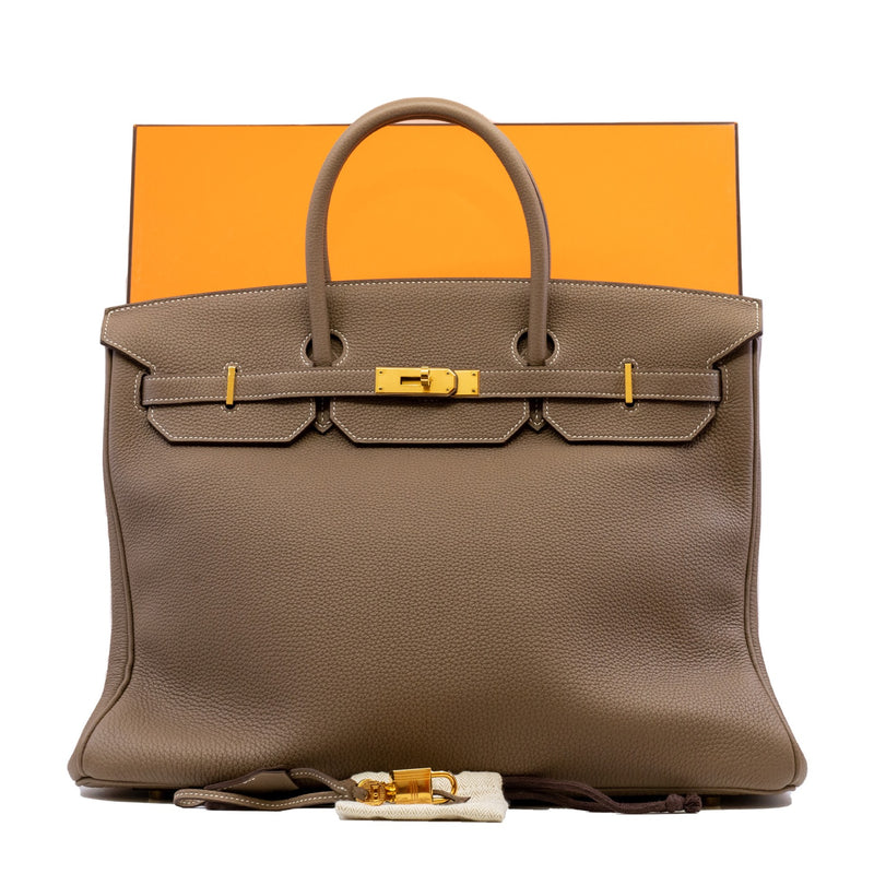 birkin 40cm togo etoupe ghw D stamp