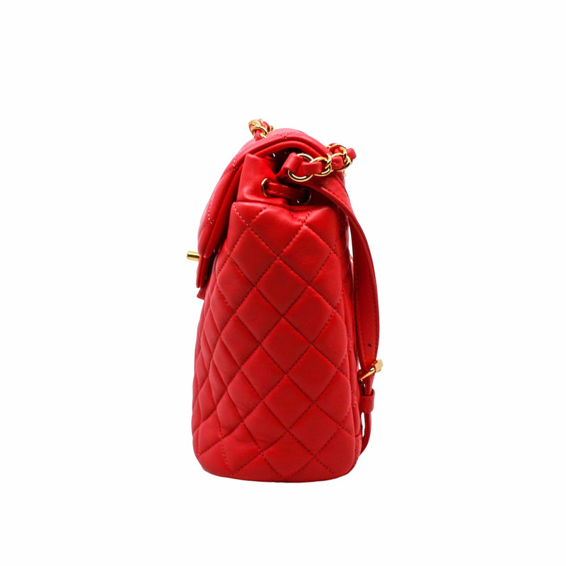 flap backpack small watermelon red ghw seri27 - L'UXE LINK