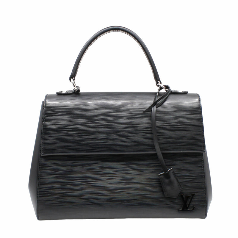 cluny handle bag medium  epi leather black phw