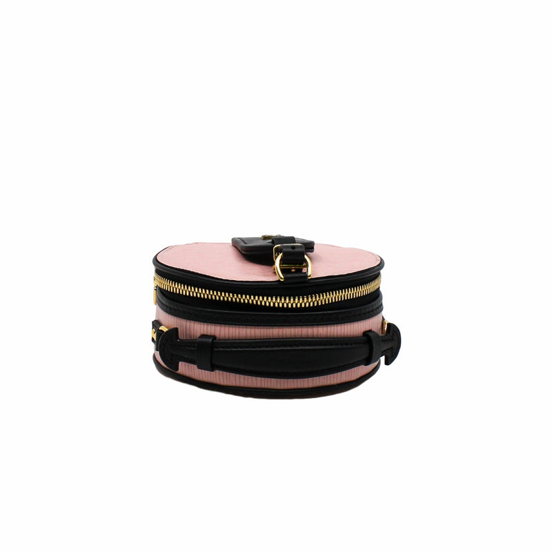 MINI BOÎTE CHAPEAU epi pink ghw - L'UXE LINK