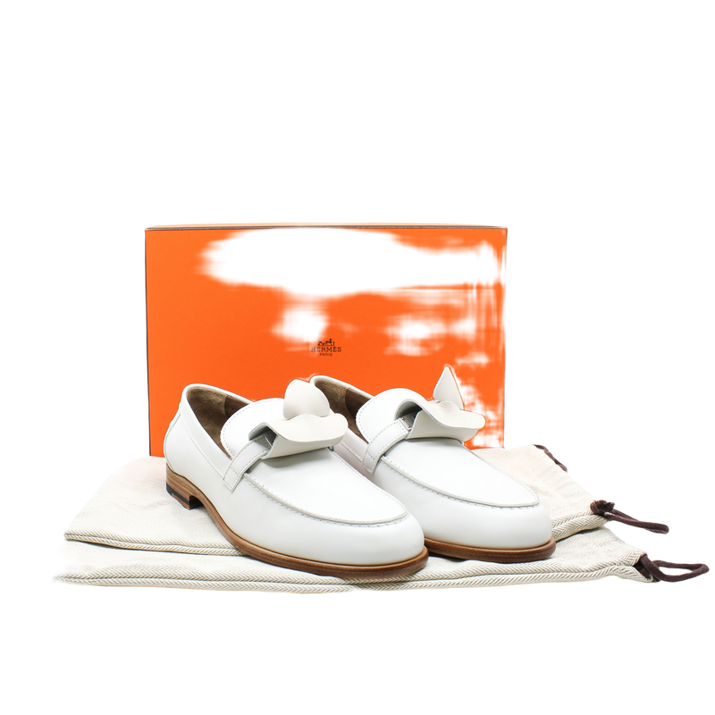 moccassins destin white loafer #37 - L'UXE LINK