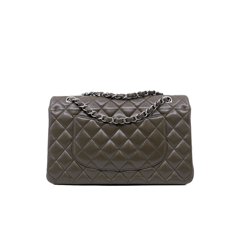 cf medium size caviar skin dark grey seri16