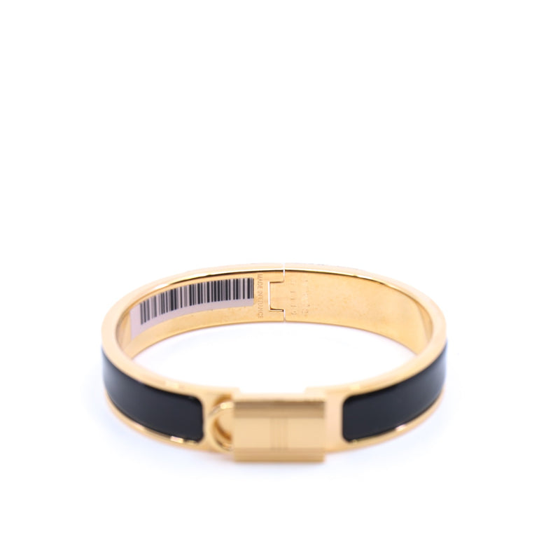 clic h bangle black rghw - L'UXE LINK