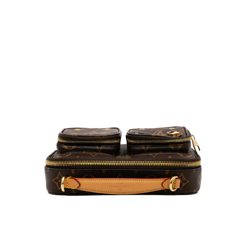 pocket side bag in monogram - L'UXE LINK