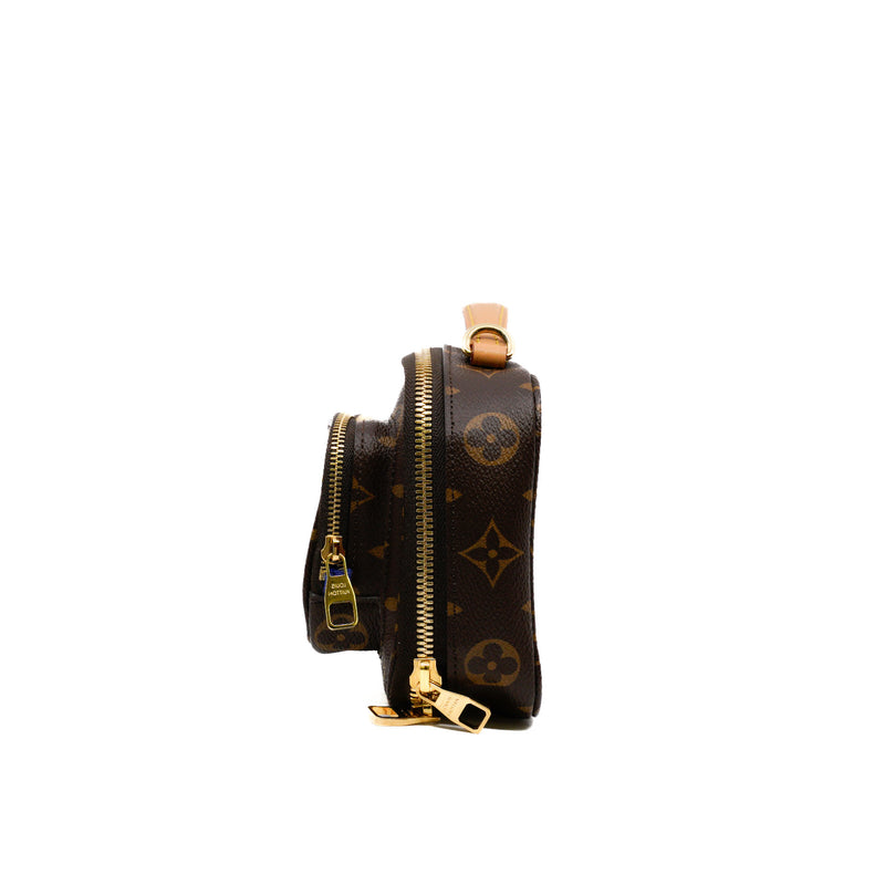 pocket side bag in monogram - L'UXE LINK