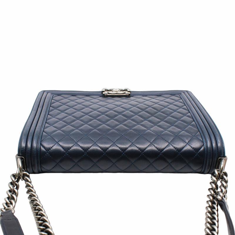 leboy large lamb skin navy phw seri 16 - L'UXE LINK