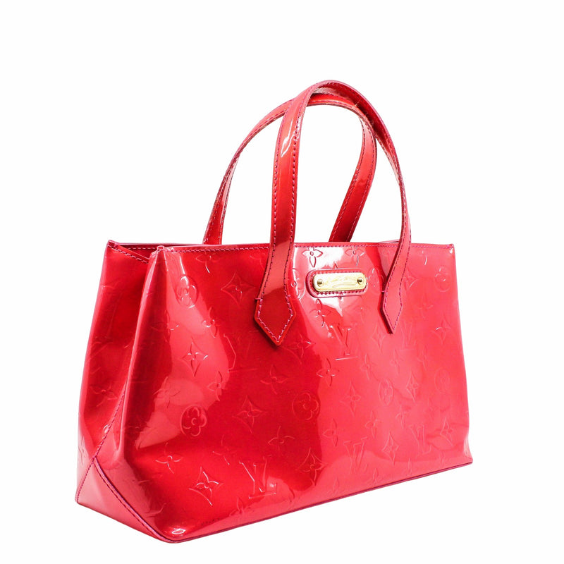 Vernis Wilshire  Bag  Small Red Monogram ghw - L'UXE LINK