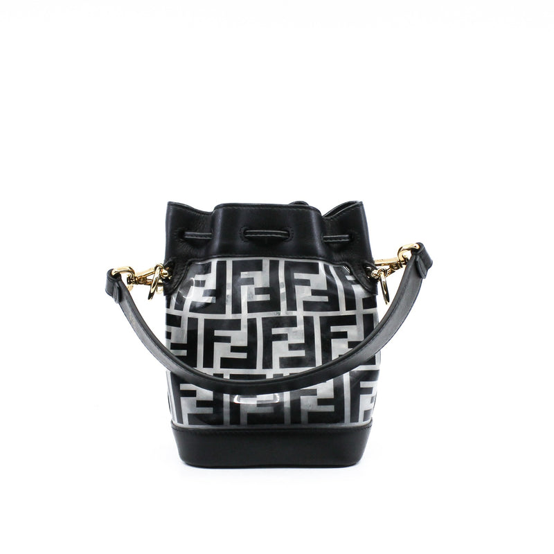 MON TRESOR MINI BUCKET BAG PVC  BLACK GHW - L'UXE LINK