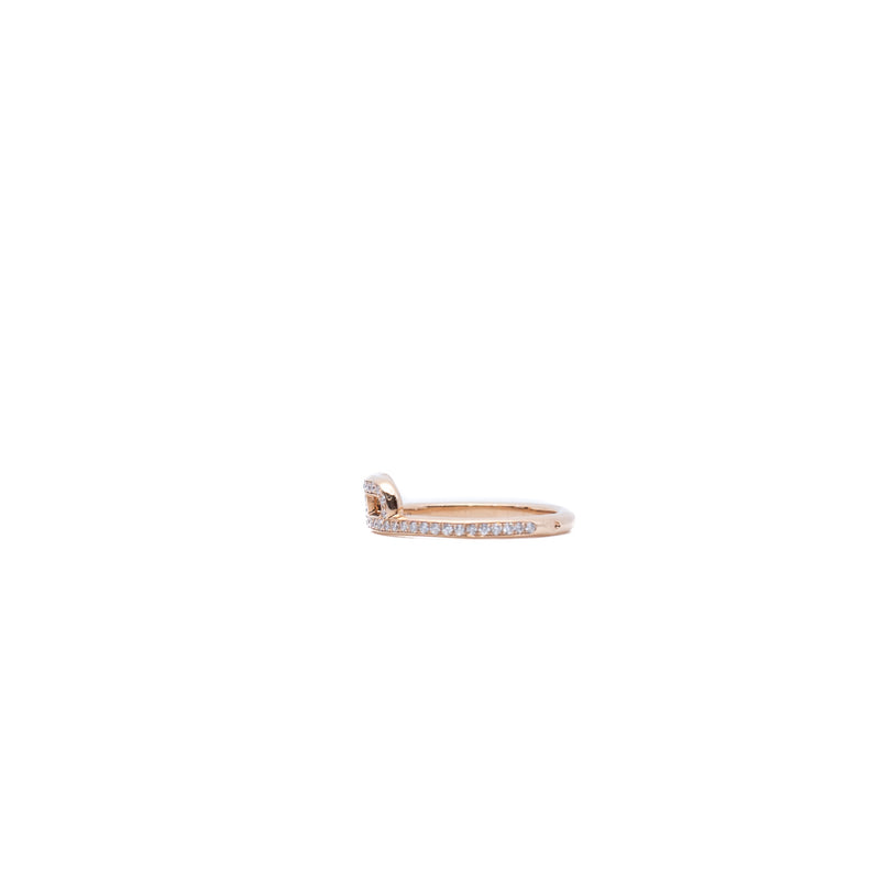 d'ancre diamond ring in 18k rg #51 seri20u161540 - L'UXE LINK