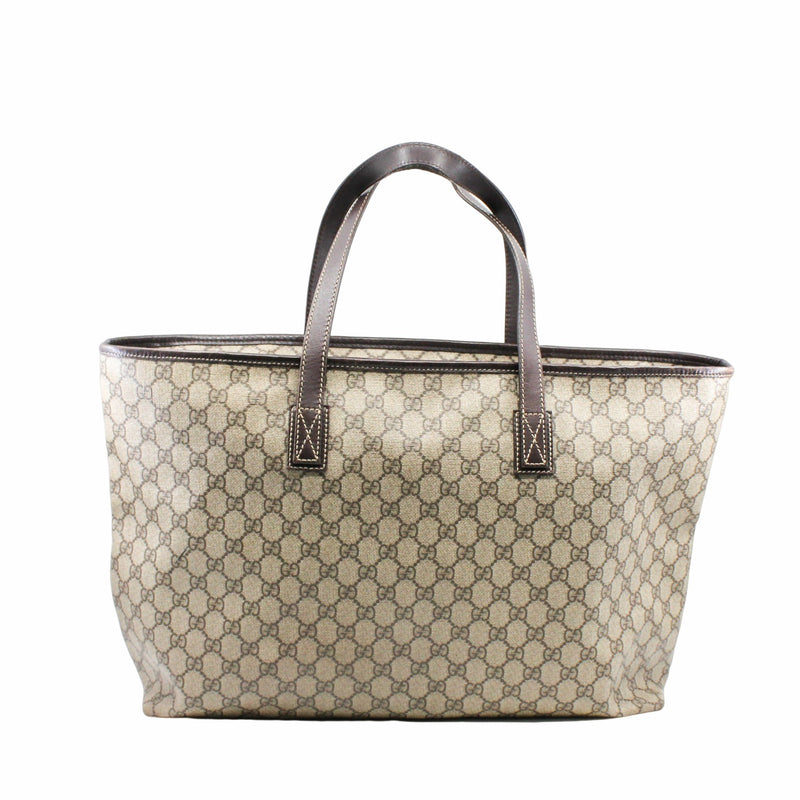GG Supreme tote medium brown - L'UXE LINK