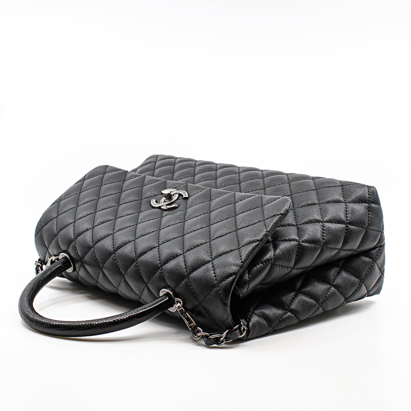 coco handle medium lizerd black  seri23