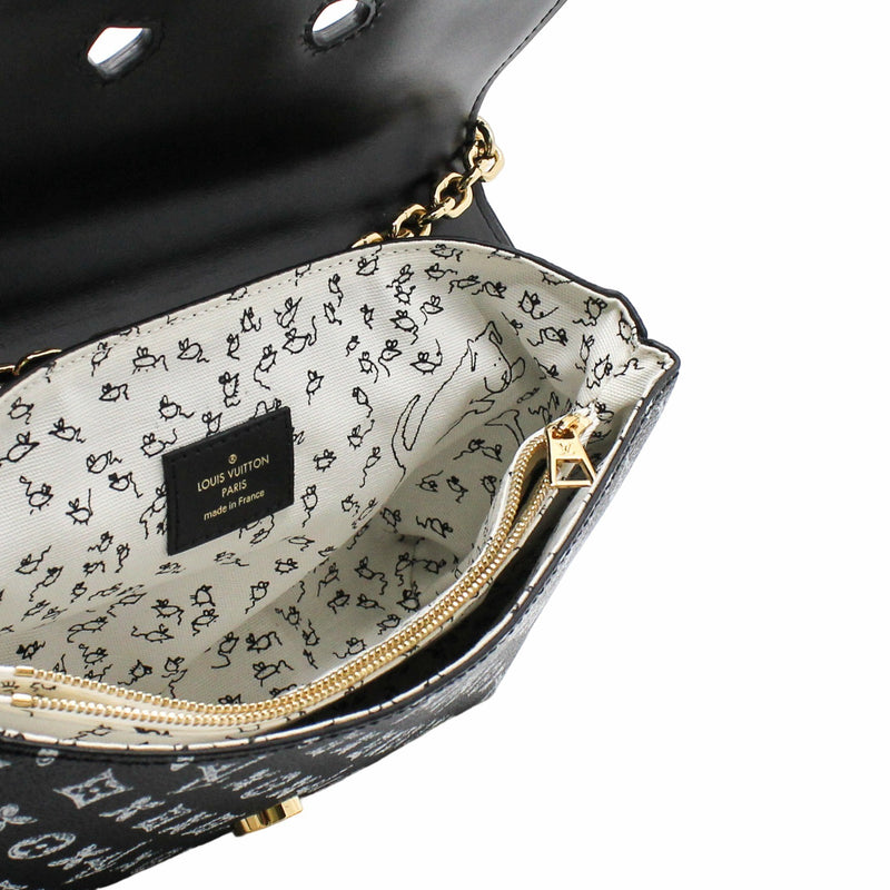 Catogram Cat Bag Orange Black GHW - L'UXE LINK