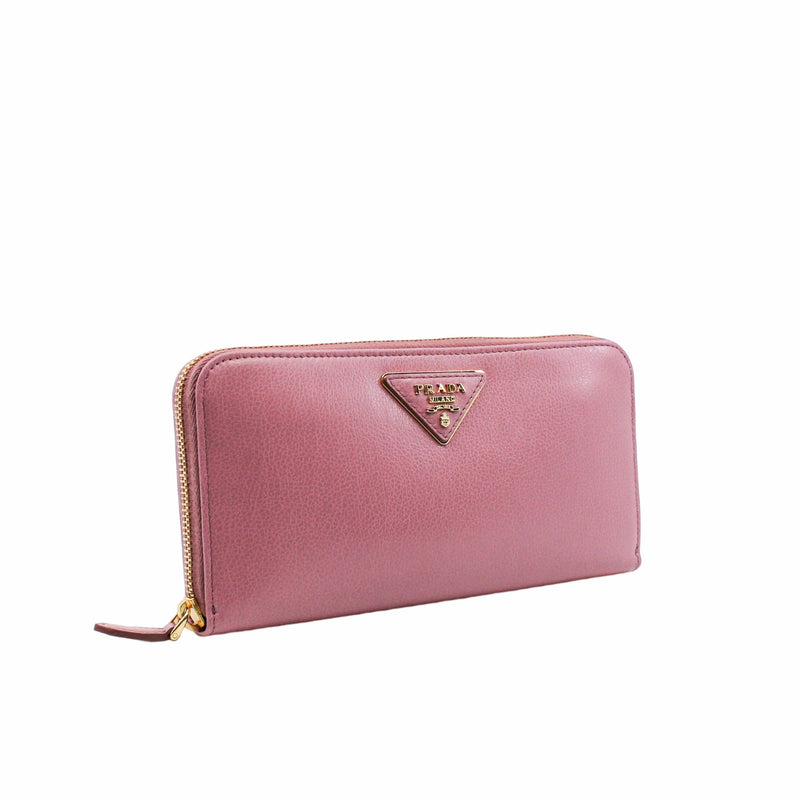 long wallet nudy pink  ghw - L'UXE LINK