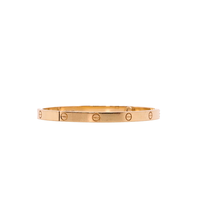 small love bangle in 18k rg #15JFX422 - L'UXE LINK