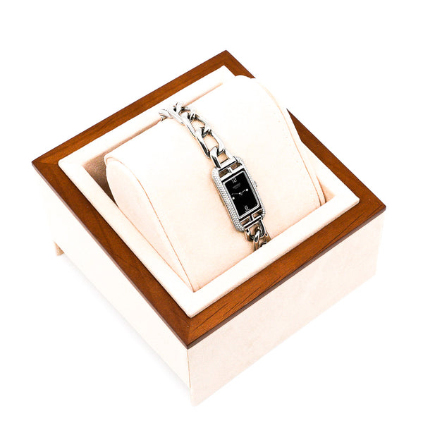 29x29mm Nantucket diamond watch in steel#350xxxx