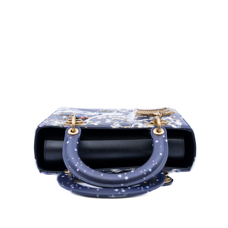 lady dior art medium blue moon