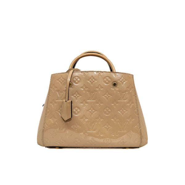 montaigne BB in patent beige ghw - L'UXE LINK