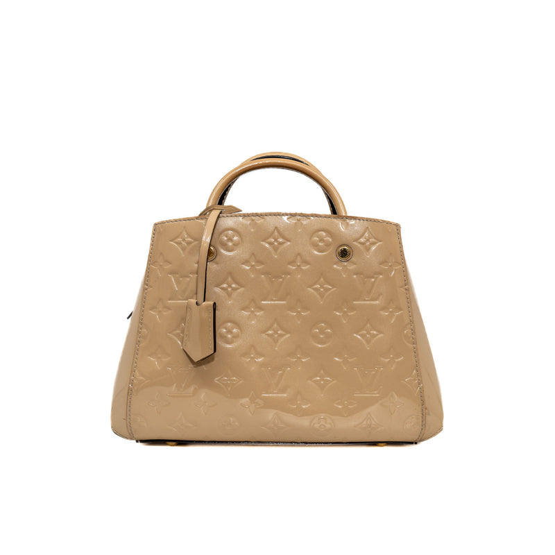 montaigne BB in patent beige ghw - L'UXE LINK