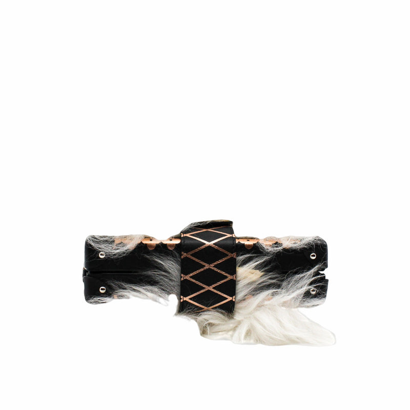 petite malle white fur phw - L'UXE LINK