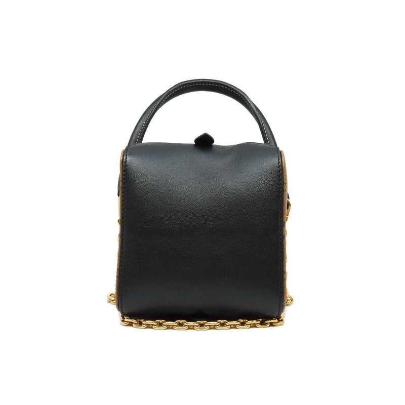 dice bag in reverse canvas monogram ghw 2017 - L'UXE LINK