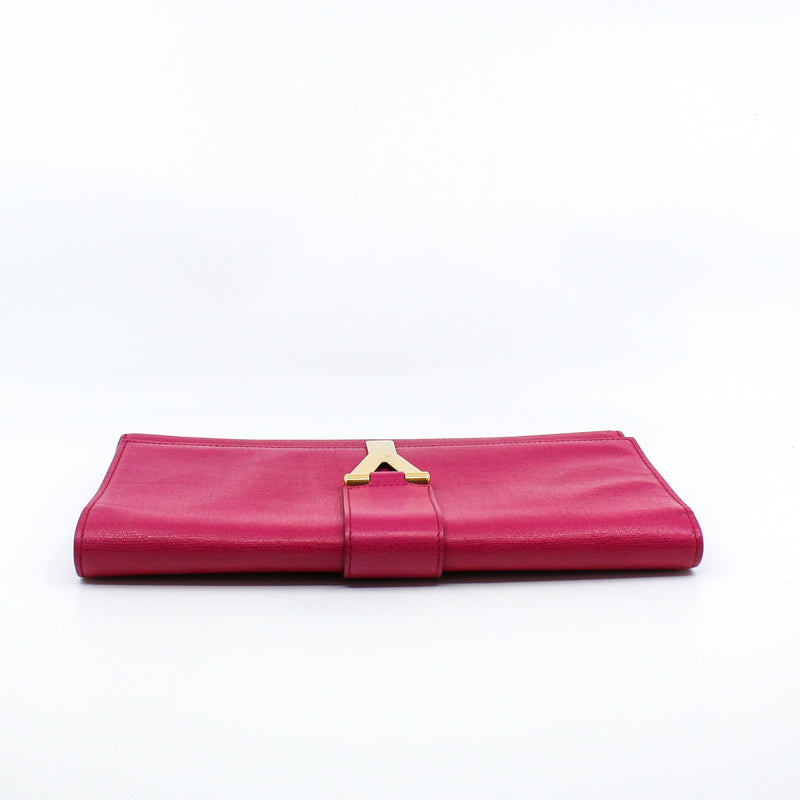CLUTCH Y LOGO PINK GHW - L'UXE LINK
