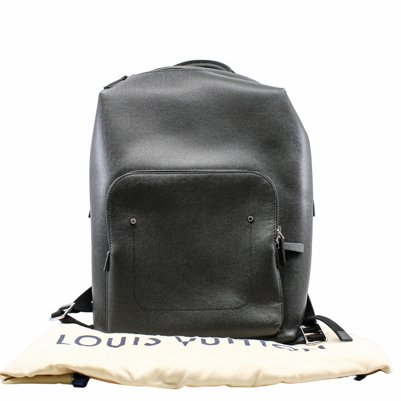 man backpack taiga leather black phw - L'UXE LINK