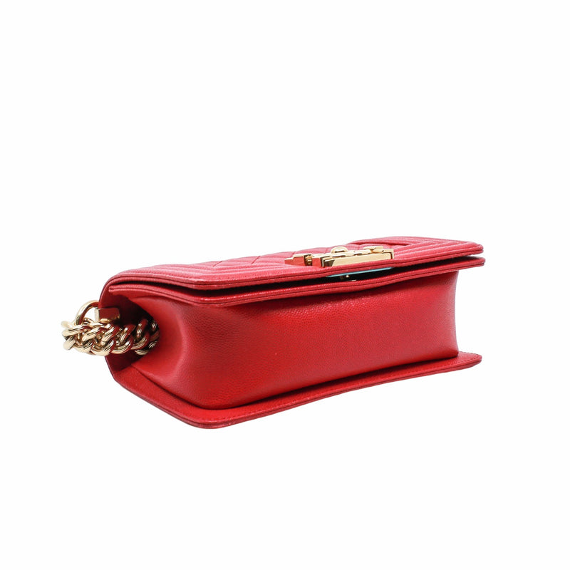 leboy mini caviar purplepink ghw seri 23 - L'UXE LINK