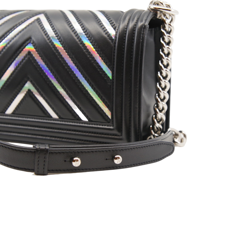 leboy medium black V lines phw seri 24 - L'UXE LINK