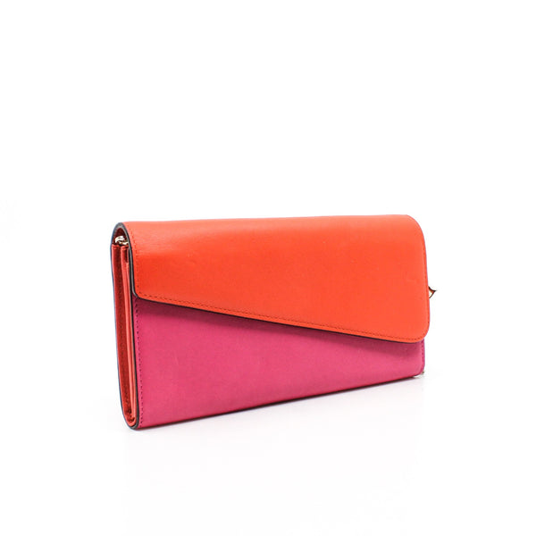 wallet on chain orange red and pink ghw - L'UXE LINK