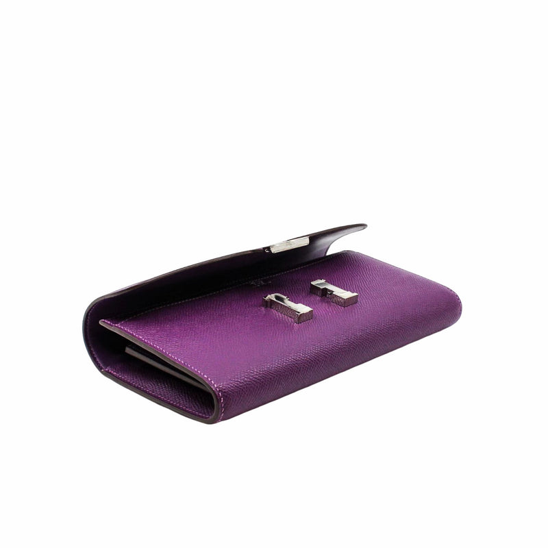 constance long wallet epsom purple phw T stamp