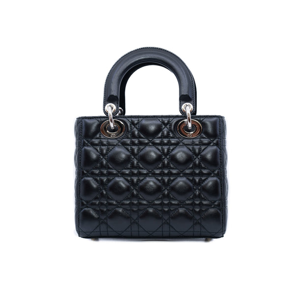 lady medium in lambskin black phw 2018