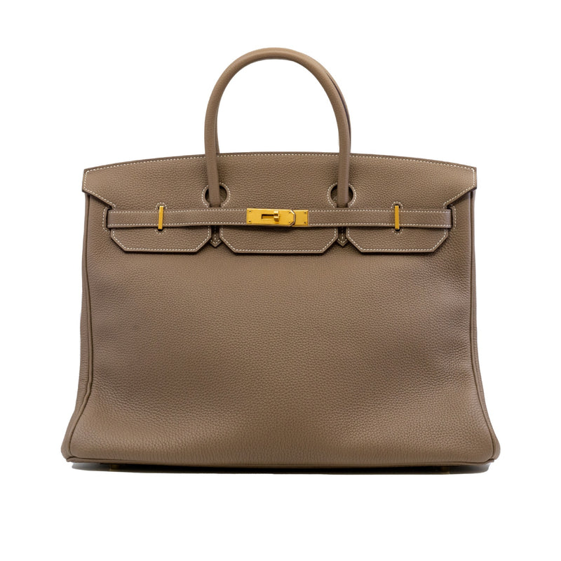 birkin 40cm togo etoupe ghw D stamp