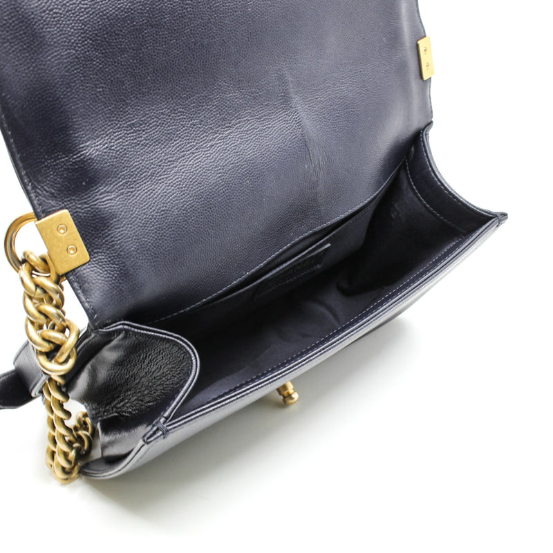 leboy medium navy caviar ghw seri 24