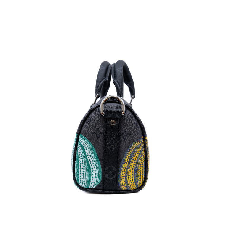 LVxYK keepall pumpkin in Eclipse Reverse canvas - L'UXE LINK